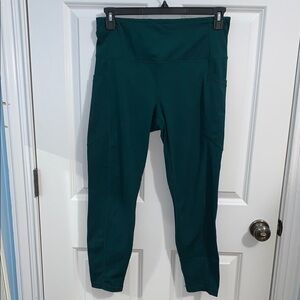 90 Degree By Reflex XL Green Performance Leggings